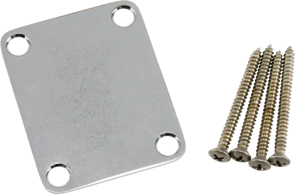 Fender Road Worn Guitar Neck Plate, w/Hardware · Manici · R&D Sound Lugano