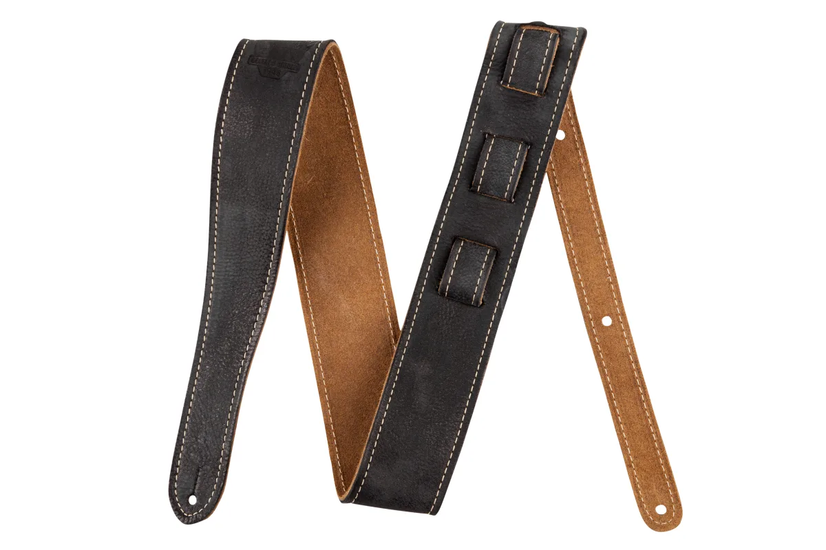 Fender Road Worn Straps — Road Worn Strap, Black, 2" · Tracolle e cinghie · R&D Sound Lugano