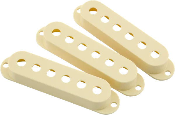 Fender Road Worn Stratocaster Pickup Cover Set — Road Worn Stratocaster Pickup Covers, Aged White (3) · Pickup e preamp · R&D Sound Lugano