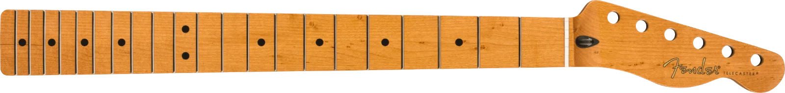 Fender Roasted Maple Telecaster Neck, 21 Narrow Tall Frets, 9.5", Maple, C Shape · Manici · R&D Sound Lugano