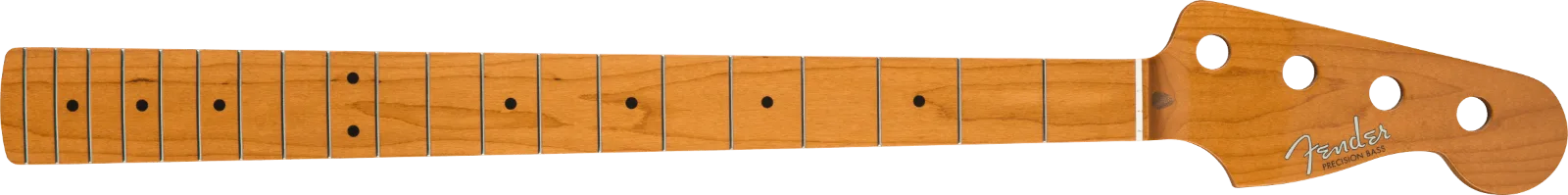 Fender Roasted Maple Vintera '50's Precision Bass Neck, 20 Vintage Frets, 7.25", "C" Shape · Manici · R&D Sound Lugano