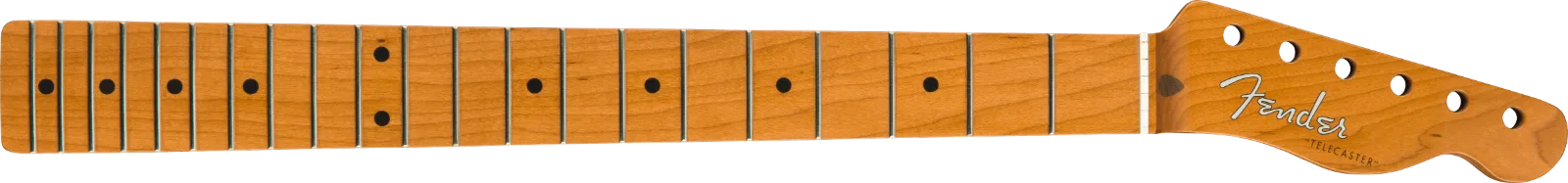 Fender Roasted Maple Vintera Mod '50's Telecaster Neck, 21 Medium Jumbo Frets, 9.5", "V" Shape · Manici · R&D Sound Lugano