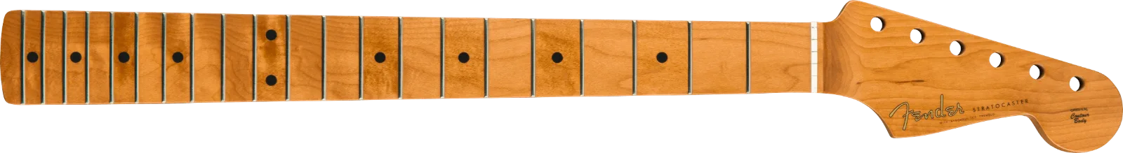 Fender Roasted Maple Vintera Mod '60's Stratocaster Neck, 21 Medium Jumbo Frets, 9.5", "C" Shape · Manici · R&D Sound Lugano