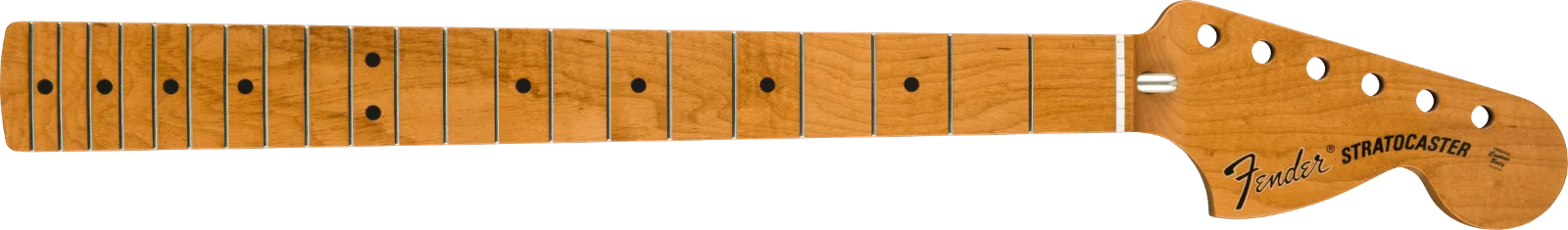 Fender Roasted Maple Vintera Mod '70's Stratocaster Neck, 21 Medium Jumbo Frets, 9.5", "C" Shape · Manici · R&D Sound Lugano