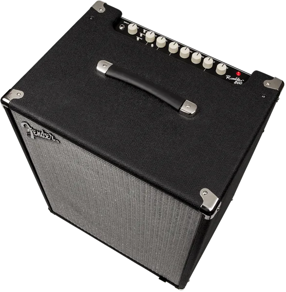Fender Rumble 200 — (V3), 230V EUR, Black/Silver · Amplificatori per basso · R&D Sound Lugano