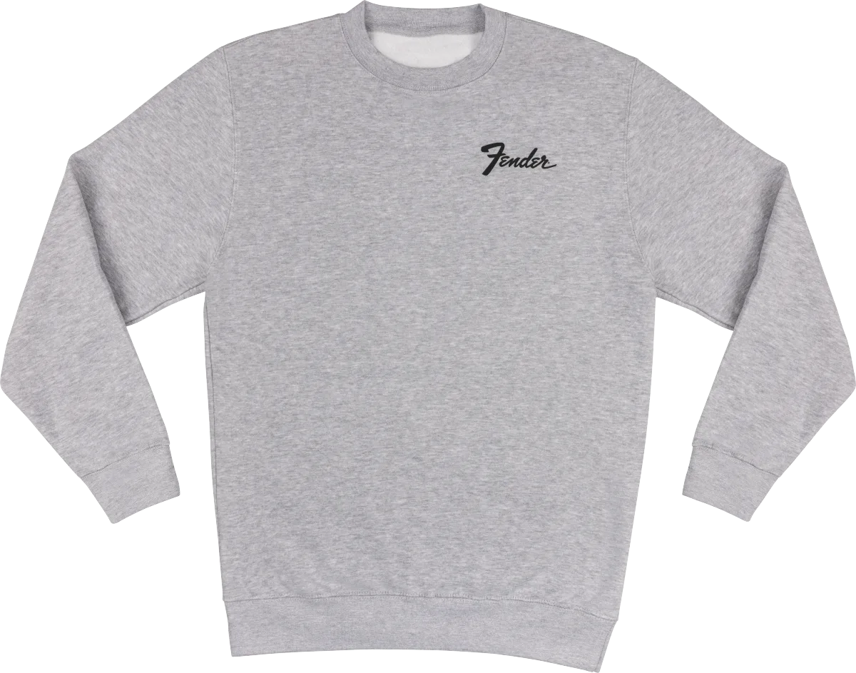 Fender SM Transition Logo Sweatshirt, Athletic Gray — S · Abbigliamento · R&D Sound Lugano