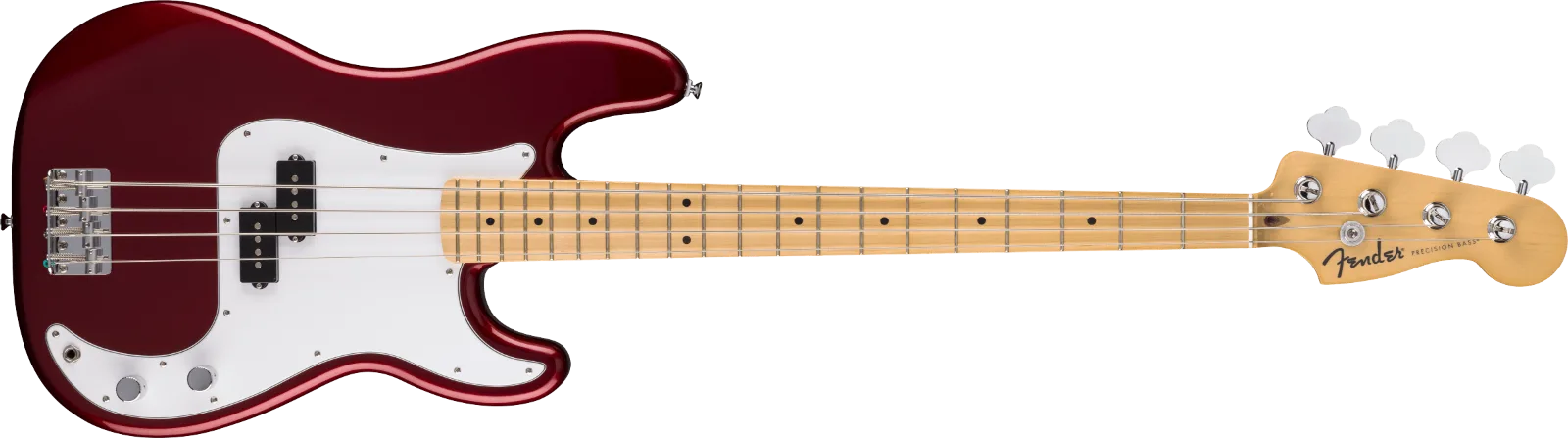 Fender Standard Precision Bass — Maple Fingerboard, White Pickguard, Candy Cola · Bassi elettrici · R&D Sound Lugano