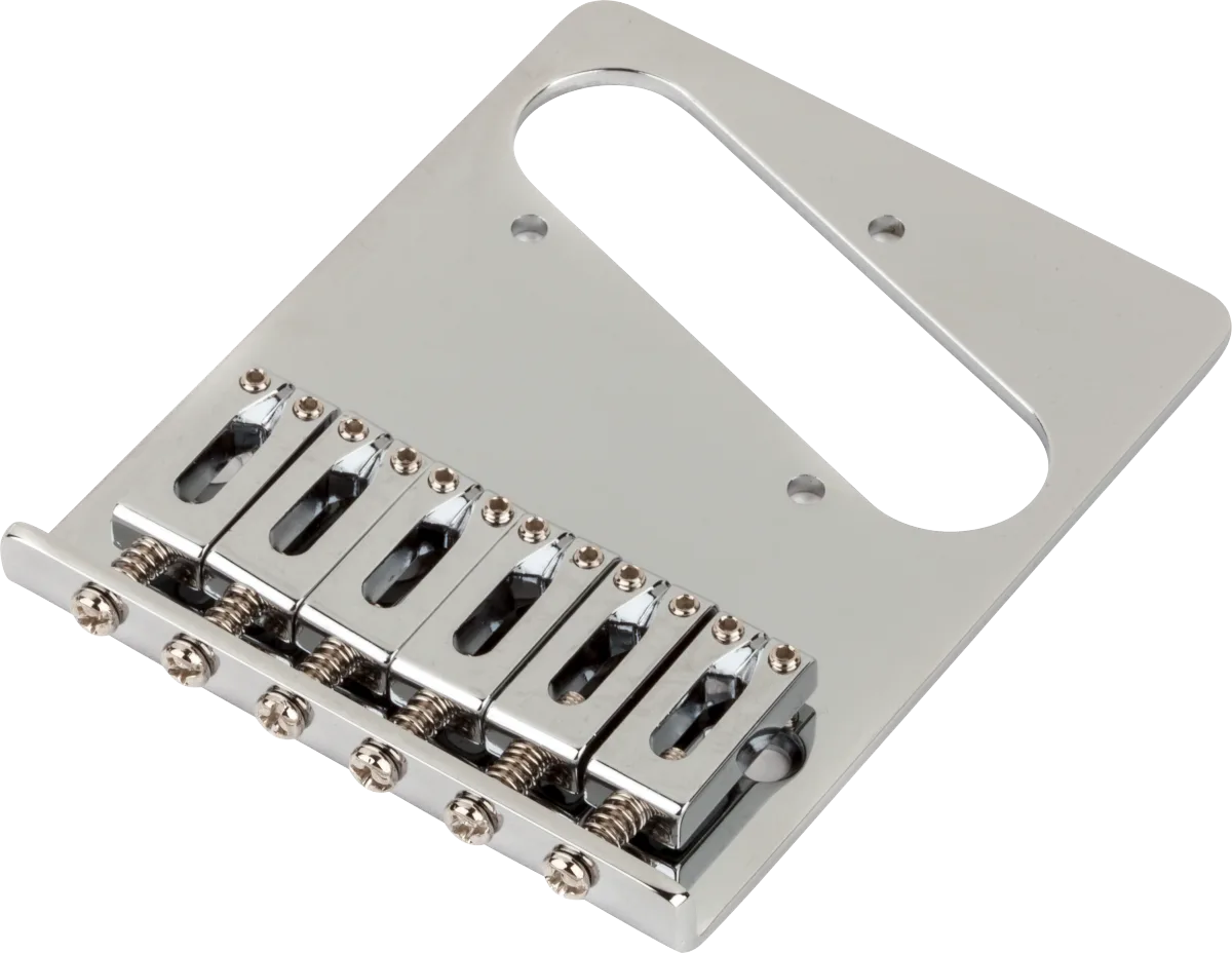 Fender Standard Series Telecaster Bridge Assembly — Chrome · Ponti e componenti · R&D Sound Lugano