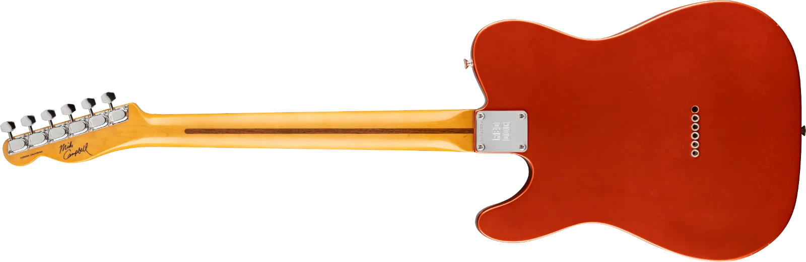 Fender Stories Collection Mike Campbell Red Dog Telecaster — Maple Fingerboard, Red Dog Red · Chitarre elettriche · R&D Sound Lugano