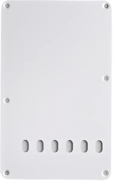 Fender Stratocaster Vintage-Style Tremolo Backplates — Backplate, Vintage-Style Stratocaster, White, 1-Ply · Battipenna · R&D Sound Lugano