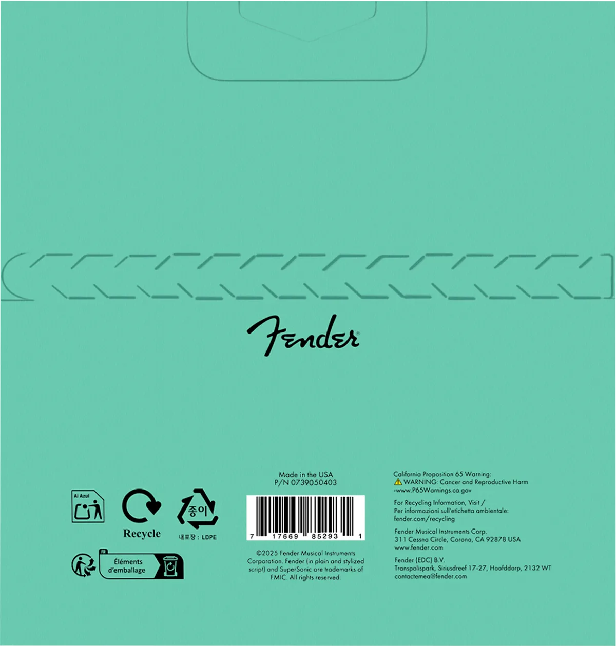 Fender SubSonic 9050 Flatwound Stainless Steel Bass Strings — SubSonic 9050L Bass Strings, Flatwound Stainless Steel, Long Scale, Gauges .045-.100, (4) · Corde per basso · R&D Sound Lugano