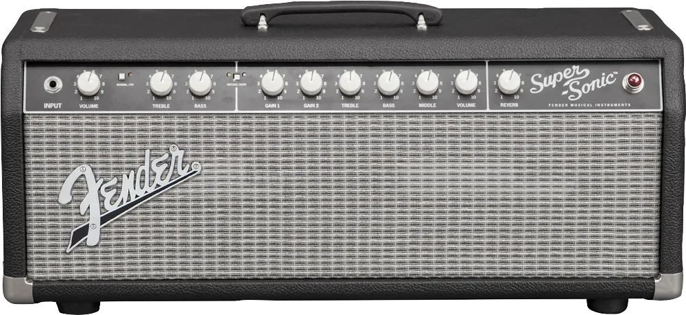 Fender Super-Sonic 22 Head — Black/Silver, 230V EU · Amplificatori per chitarra · R&D Sound Lugano