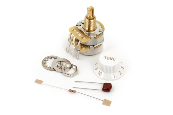 Fender TBX Tone Control Potentiometer Kit — TBX (Treble Bass Expander) Tone Control Potentiometer Kit · Manopole e controlli · R&D Sound Lugano