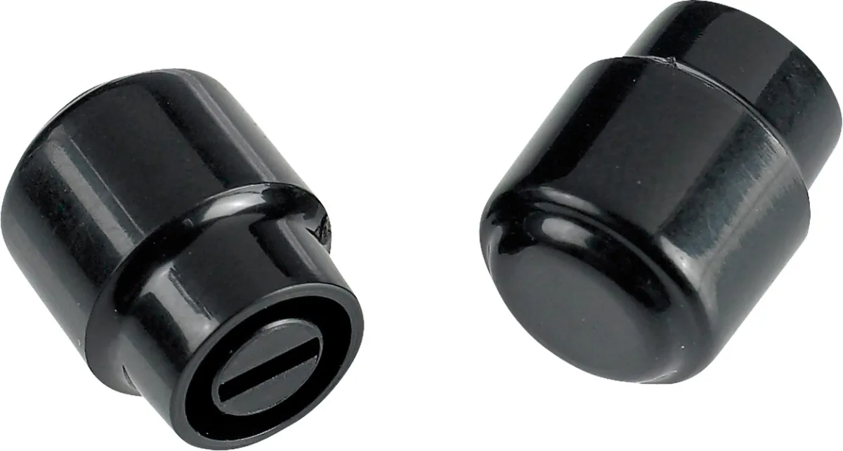 Fender Telecaster Barrel-Style Switch Tips- Set of 2 — Telecaster "Barrel" Switch Tips, Black (2) · Manopole e controlli · R&D Sound Lugano
