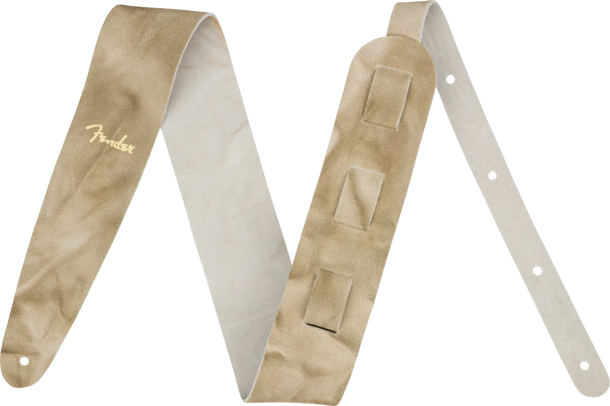 Fender Tie Dye Leather Straps — Tie Dye Leather Strap, Natural, 2" · Tracolle e cinghie · R&D Sound Lugano