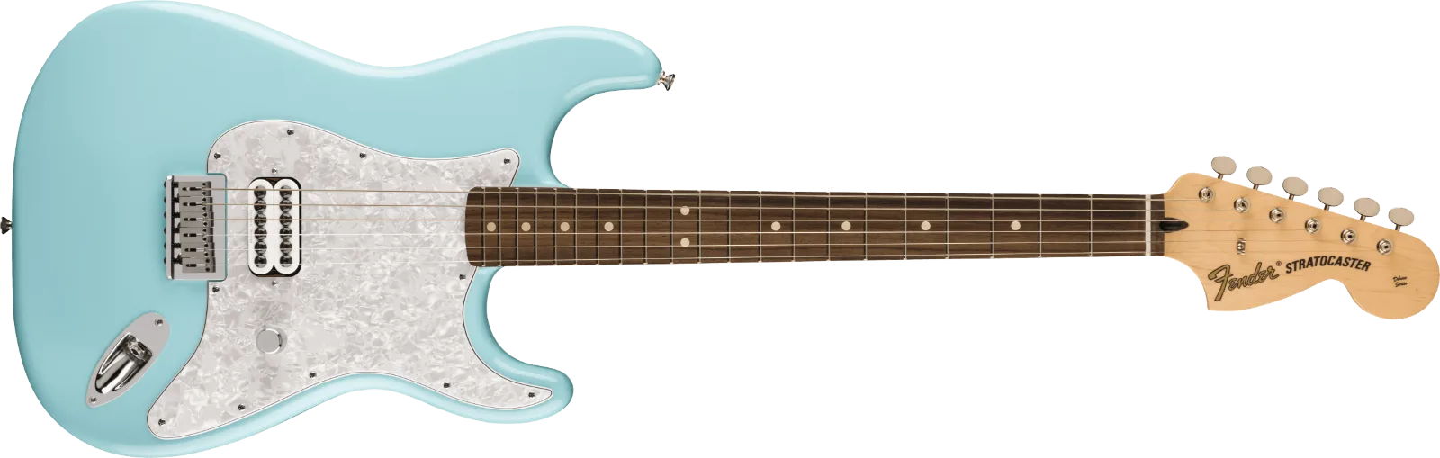 Fender Tom DeLonge Stratocaster — Rosewood Fingerboard, Daphne Blue · Chitarre elettriche · R&D Sound Lugano