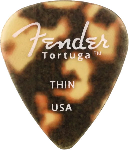 Fender Tortuga Picks, 351 Shape, 6-Pack — Tortuga 351 Thin (6) · Plettri · R&D Sound Lugano