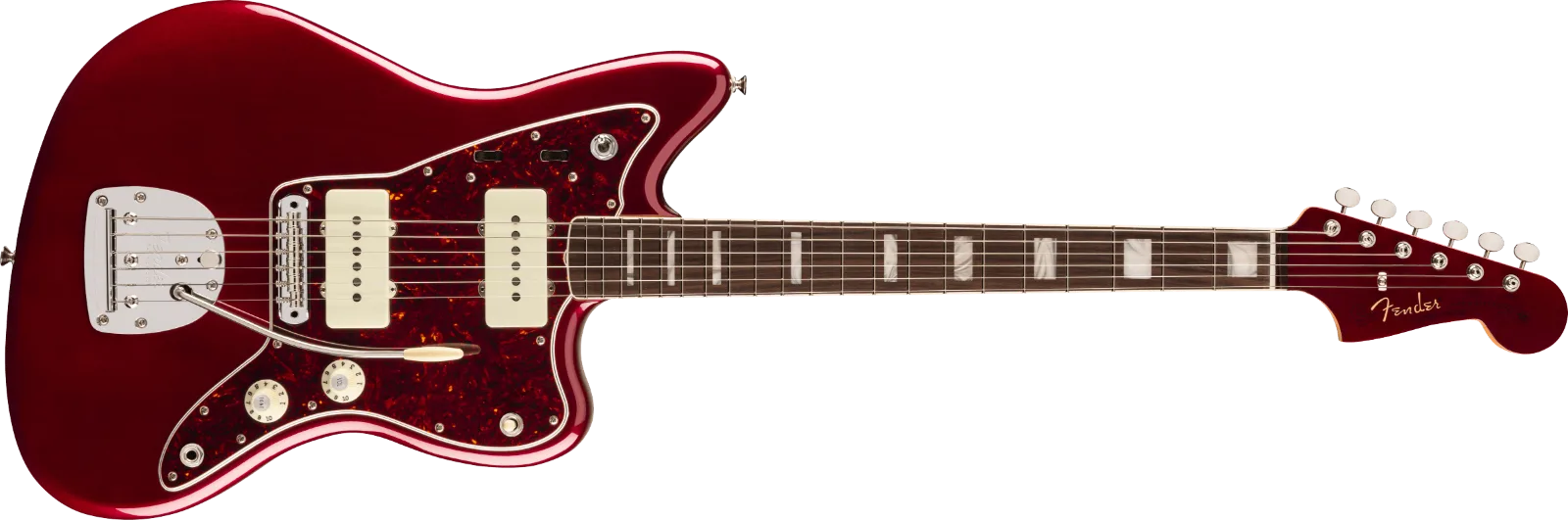 Fender Troy Van Leeuwen Jazzmaster — Bound Rosewood Fingerboard, Oxblood · Chitarre elettriche · R&D Sound Lugano