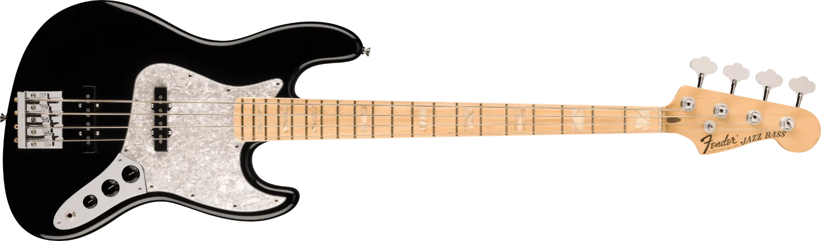 Fender USA Geddy Lee Jazz Bass — U.S.A. Geddy Lee Jazz Bass, Maple Fingerboard, Black · Bassi elettrici · R&D Sound Lugano