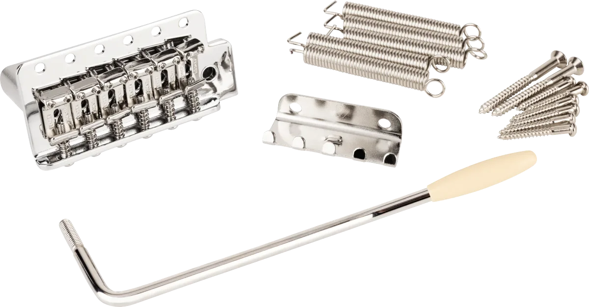 Fender Vintage/Narrow Strat Tremolo Assembly, Chrome · Ponti e componenti · R&D Sound Lugano