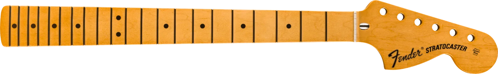 Fender Vintera II 70’s Stratocaster Neck, 21 Vintage Tall Frets, Maple, U Shape · Manici · R&D Sound Lugano