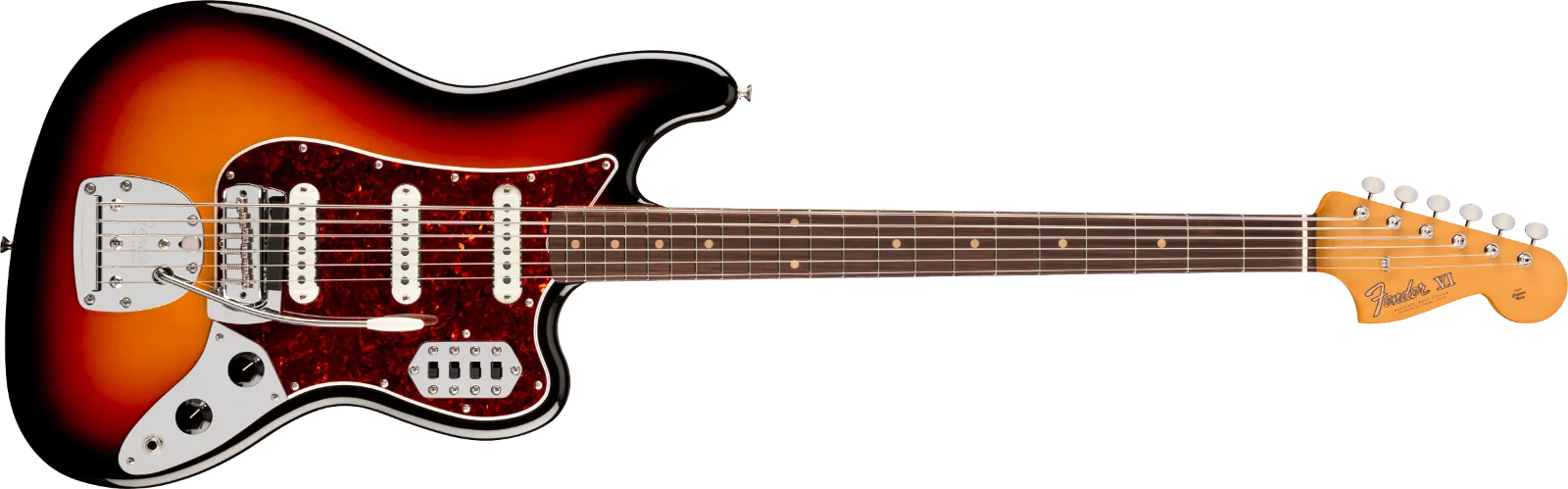 Fender Vintera III Early '60s Bass VI — Rosewood Fingerboard, 3-Color Sunburst · Bassi elettrici · R&D Sound Lugano