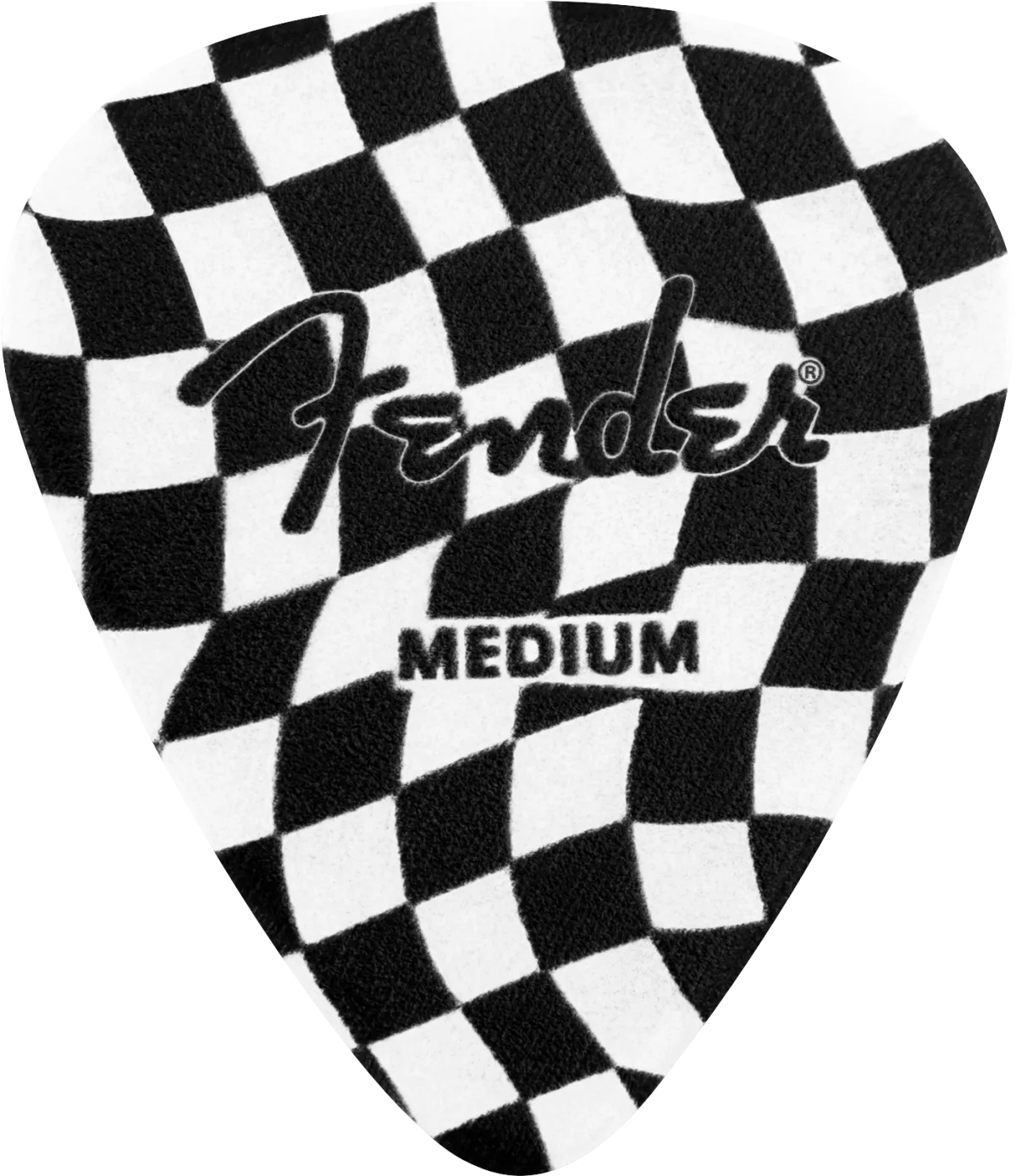 Fender Wavy Checkerboard 351 Celluloid Picks (8) — 351 Celluloid Picks, Checkerboard, (8) · Plettri · R&D Sound Lugano