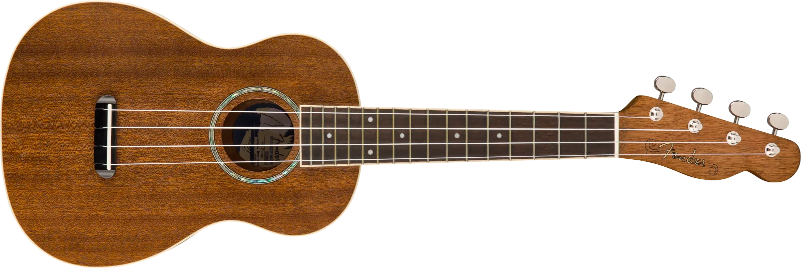 Fender Zuma Concert Ukulele — Walnut Fingerboard, Natural · Chitarre elettriche · R&D Sound Lugano
