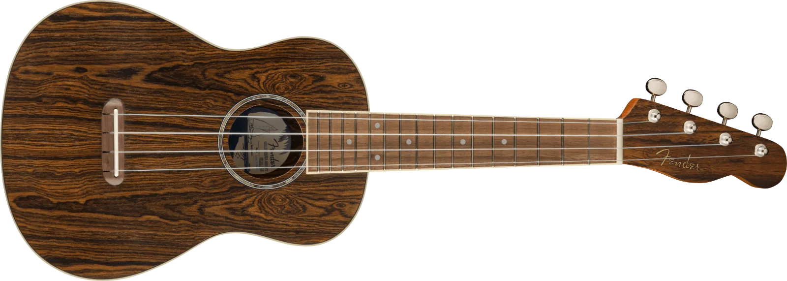 Fender Zuma Exotic Concert Ukulele — Walnut Fingerboard, Bocote · Chitarre elettriche · R&D Sound Lugano