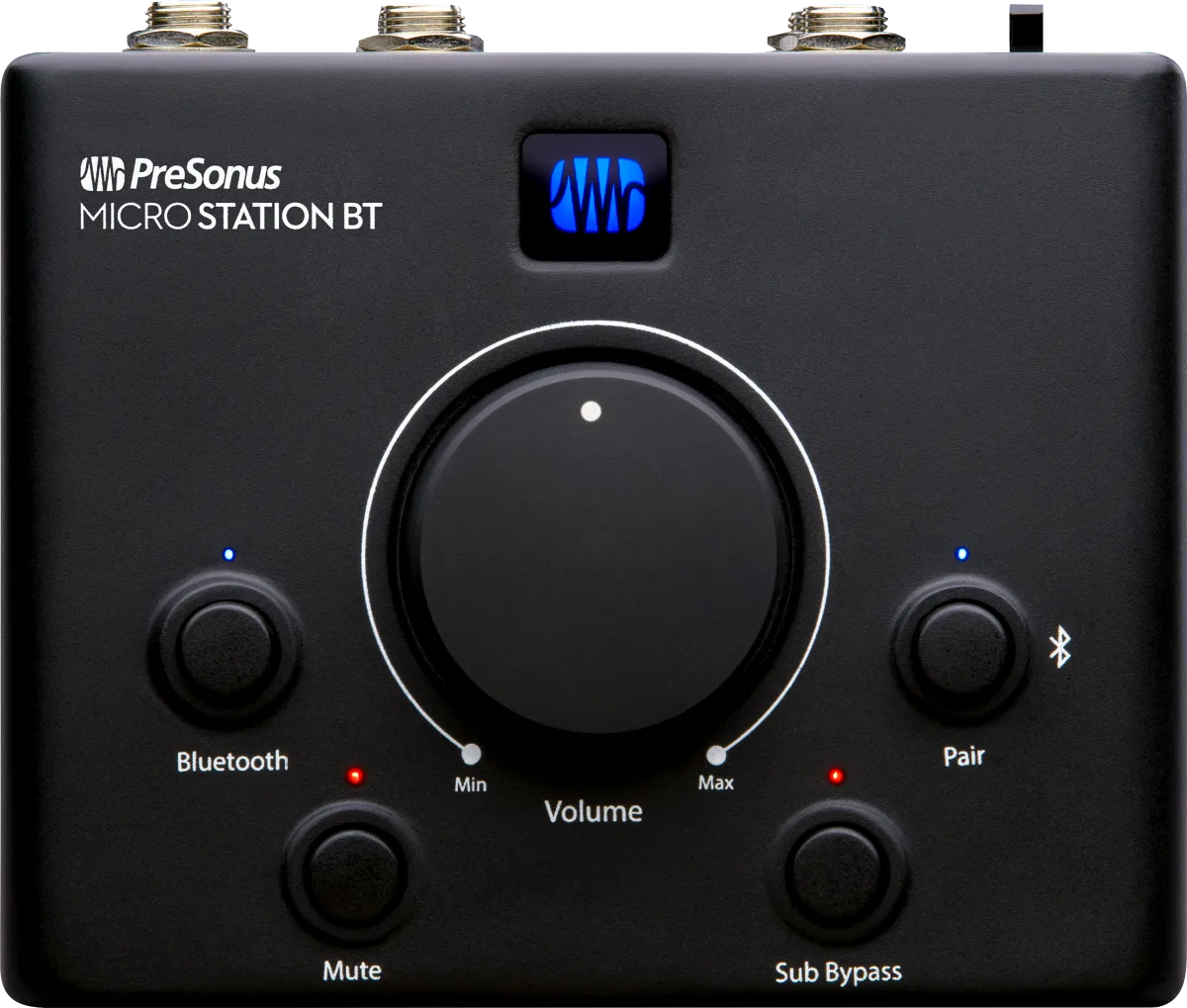 PreSonus MicroStation-BT — MicroStation BT Monitoring Controller, Black · Audio e recording · R&D Sound Lugano