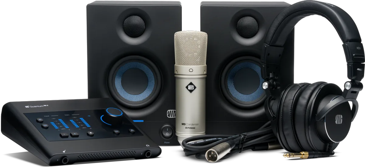 PreSonus Quantum ES Ultimate Bundle — Quantum ES 2 Ultimate Bundle, Black, EU · Audio e recording · R&D Sound Lugano