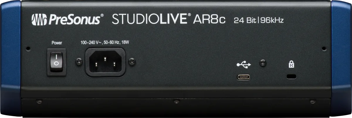 PreSonus StudioLive AR8c Analog Mixer — Blue, 230-240V EU · Audio e recording · R&D Sound Lugano