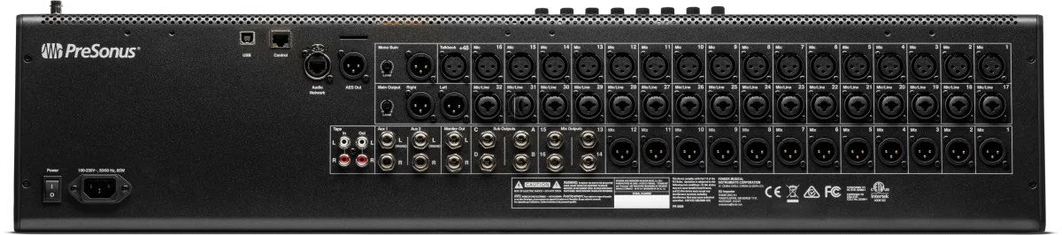 PreSonus StudioLive SE 32 Digital Console Mixer — Black, UK · Audio e recording · R&D Sound Lugano