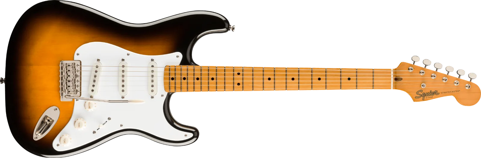Squier Classic Vibe '50s Stratocaster — Maple Fingerboard, 2-Color Sunburst · Chitarre elettriche · R&D Sound Lugano