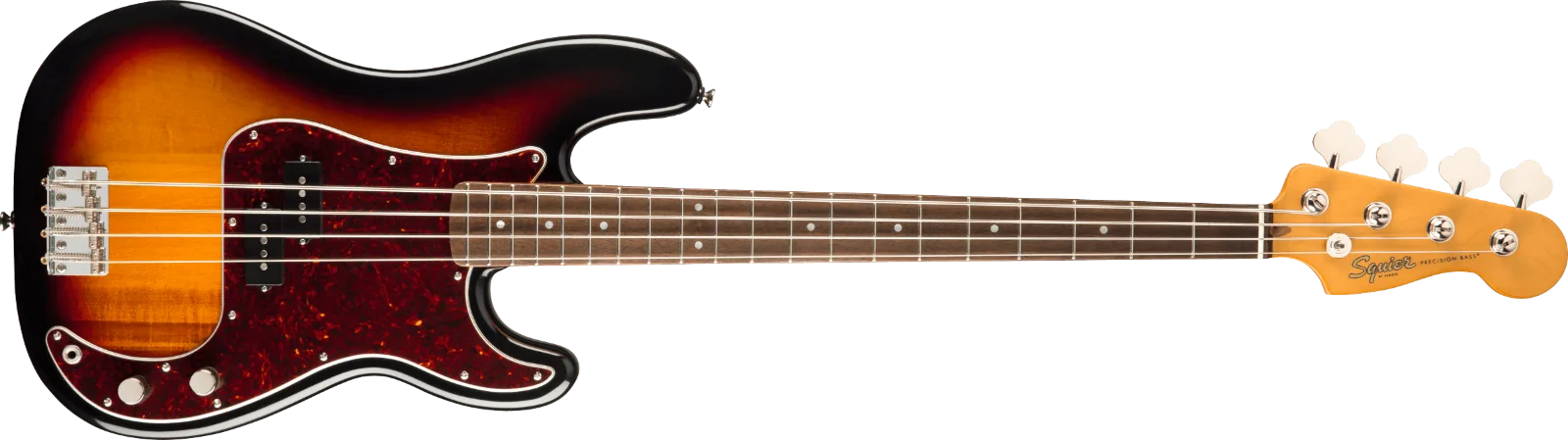 Squier Classic Vibe '60s Precision Bass — Laurel Fingerboard, 3-Color Sunburst · Bassi elettrici · R&D Sound Lugano