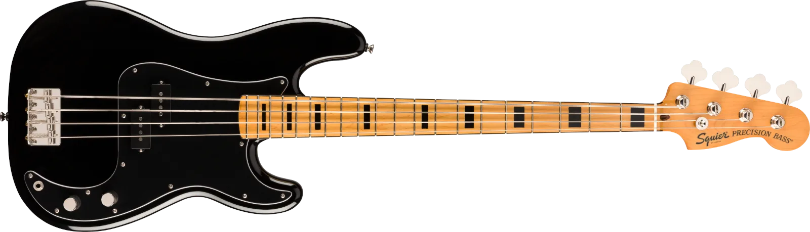 Squier Classic Vibe '70s Precision Bass — Maple Fingerboard, Black · Bassi elettrici · R&D Sound Lugano