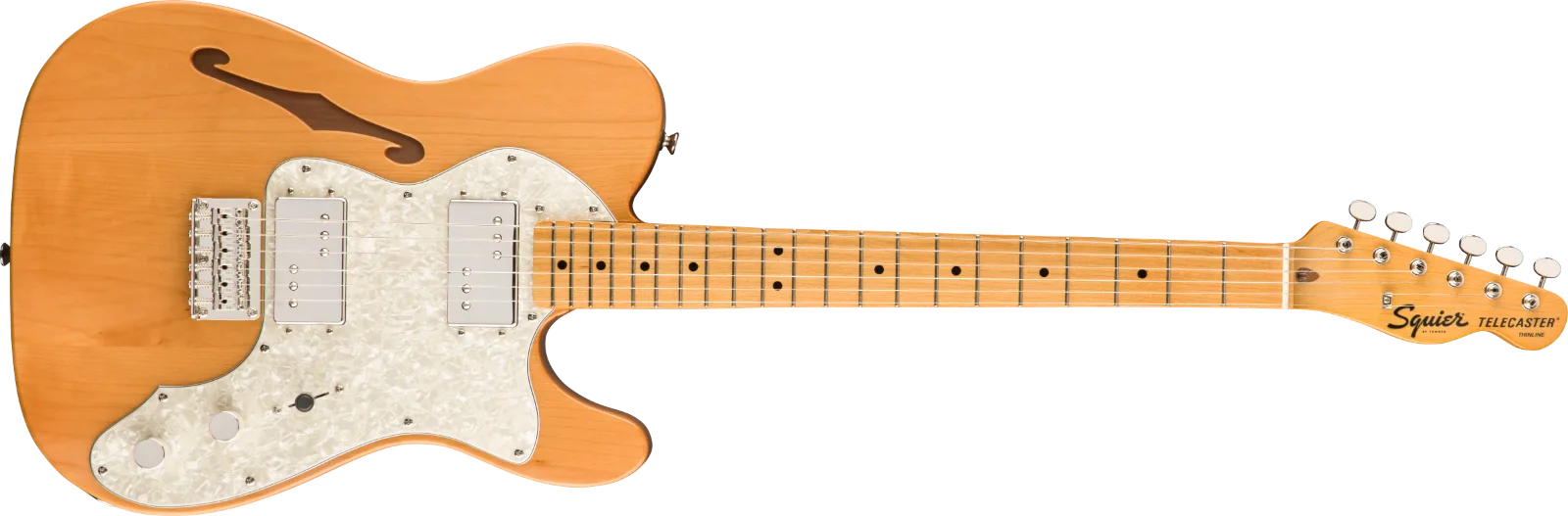 Squier Classic Vibe '70s Telecaster Thinline — Maple Fingerboard, Natural · Chitarre elettriche · R&D Sound Lugano