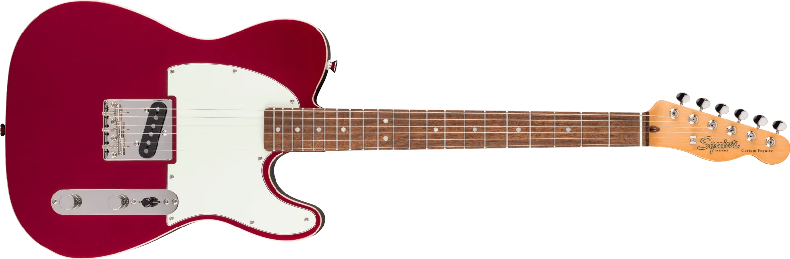 Squier Classic Vibe Custom Esquire — Laurel Fingerboard, Parchment Pickguard, Candy Apple Red · Chitarre elettriche · R&D Sound Lugano