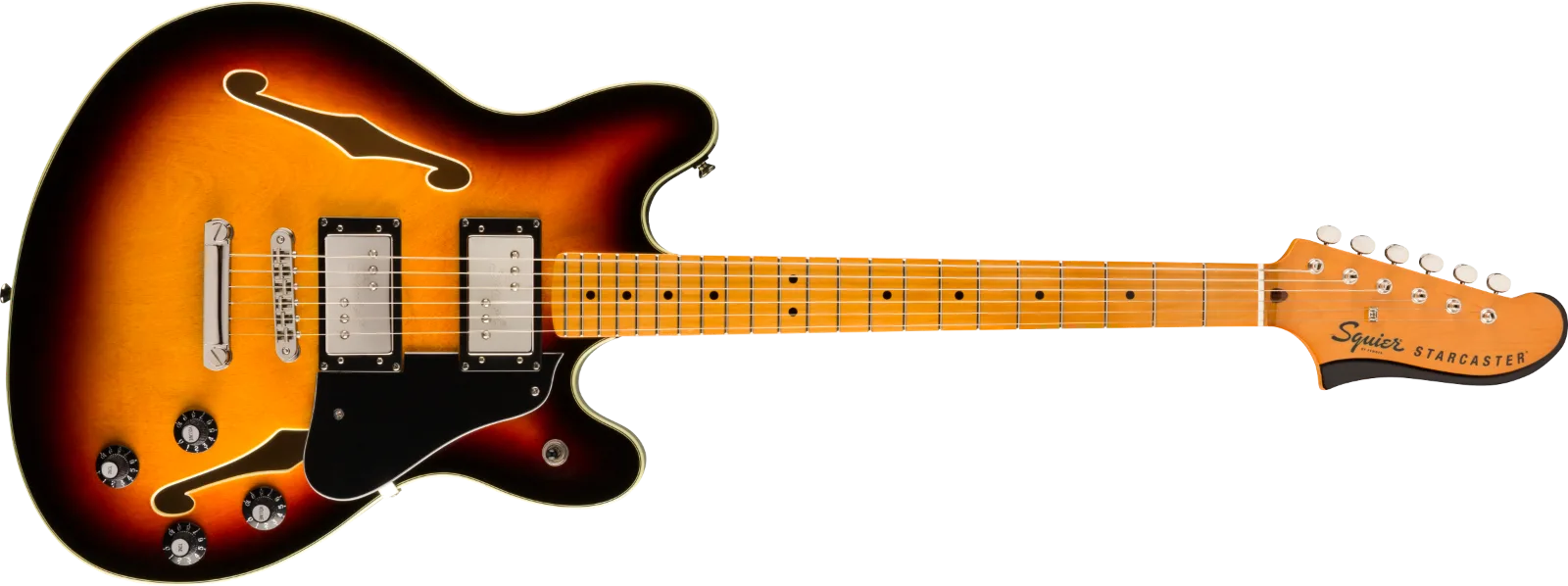 Squier Classic Vibe Starcaster — Maple Fingerbaord, 3-Color Sunburst · Chitarre elettriche · R&D Sound Lugano