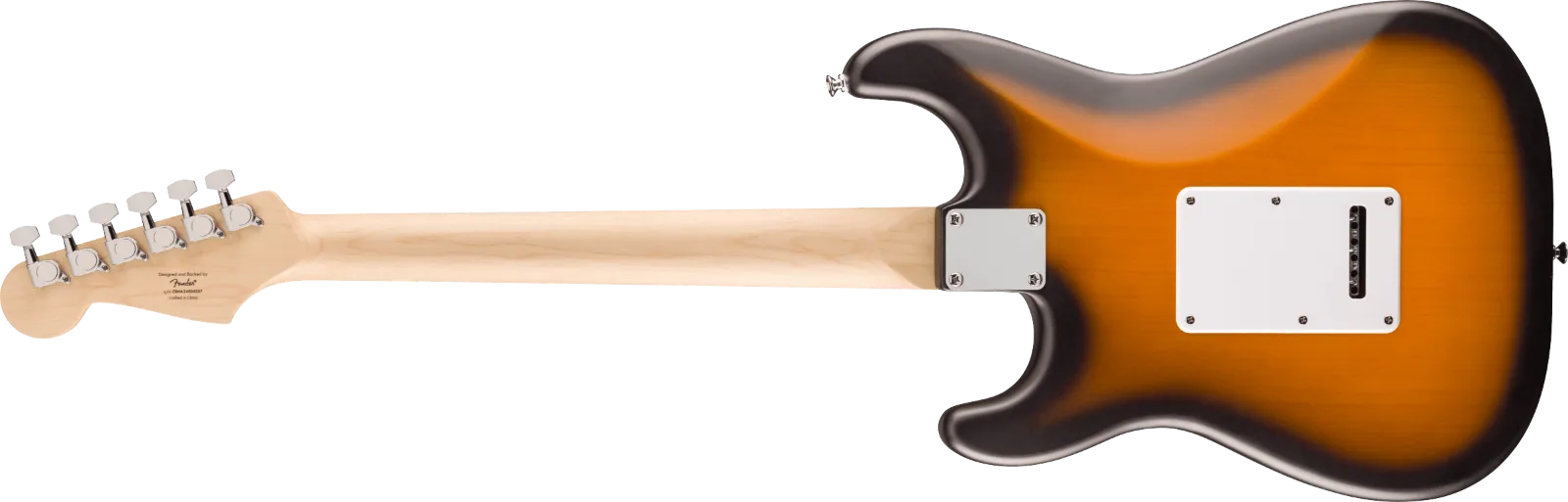 Squier Debut Collection Stratocaster — Laurel Fingerboard, White Pickguard, 2-Color Sunburst · Chitarre elettriche · R&D Sound Lugano
