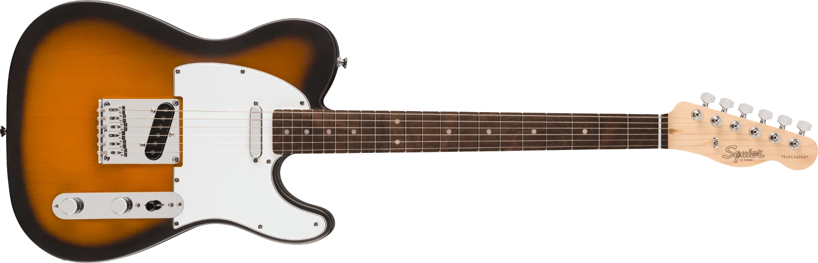 Squier Debut Collection Telecaster — Laurel Fingerboard, White Pickguard, 2-Color Sunburst · Chitarre elettriche · R&D Sound Lugano
