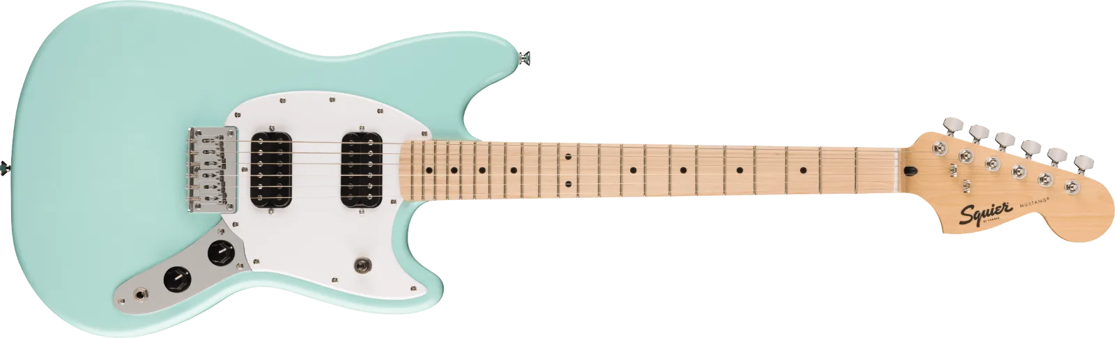 Squier FSR Squier Sonic Mustang HH, Sonic Blue — FSR Squier Sonic Mustang HH, Maple Fingerboard, White Pickguard, Sonic Blue · Chitarre elettriche · R&D Sound Lugano