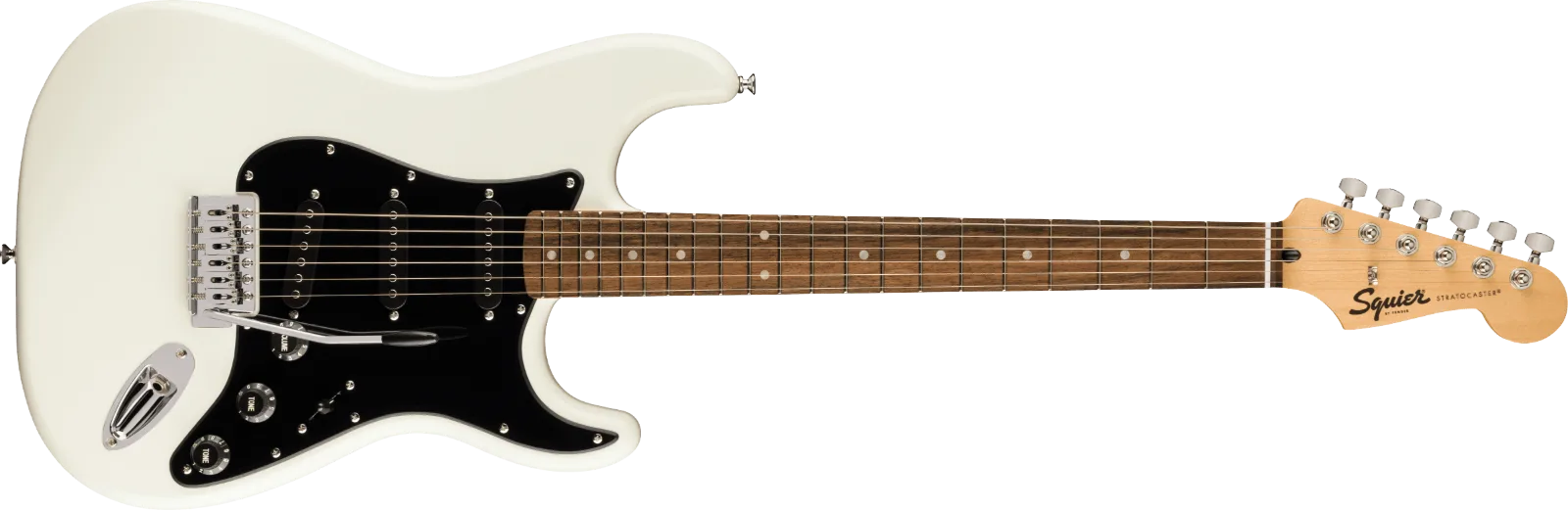 Squier FSR Squier Sonic Stratocaster, Laurel Fingerboard, Black Pickguard, Arctic White · Chitarre elettriche · R&D Sound Lugano