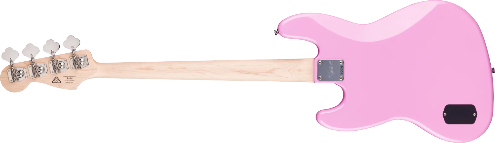 Squier Limited Edition Affinity Active Jazz Bass — FSR Affinity Active Jazz Bass, Maple Fingerboard, Black Pickguard, Flash Pink · Bassi elettrici · R&D Sound Lugano