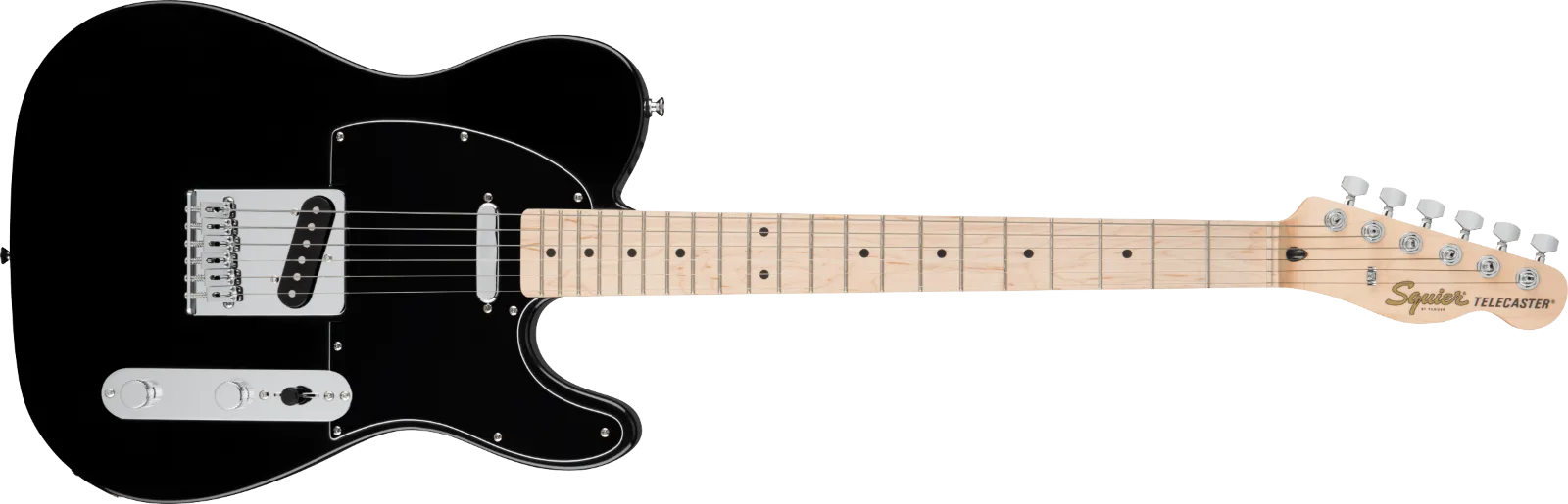 Squier Limited Edition Affinity Series Telecaster, Black — FSR Affinity Series Telecaster, Maple Fingerboard, Black Pickguard, Black · Chitarre elettriche · R&D Sound Lugano