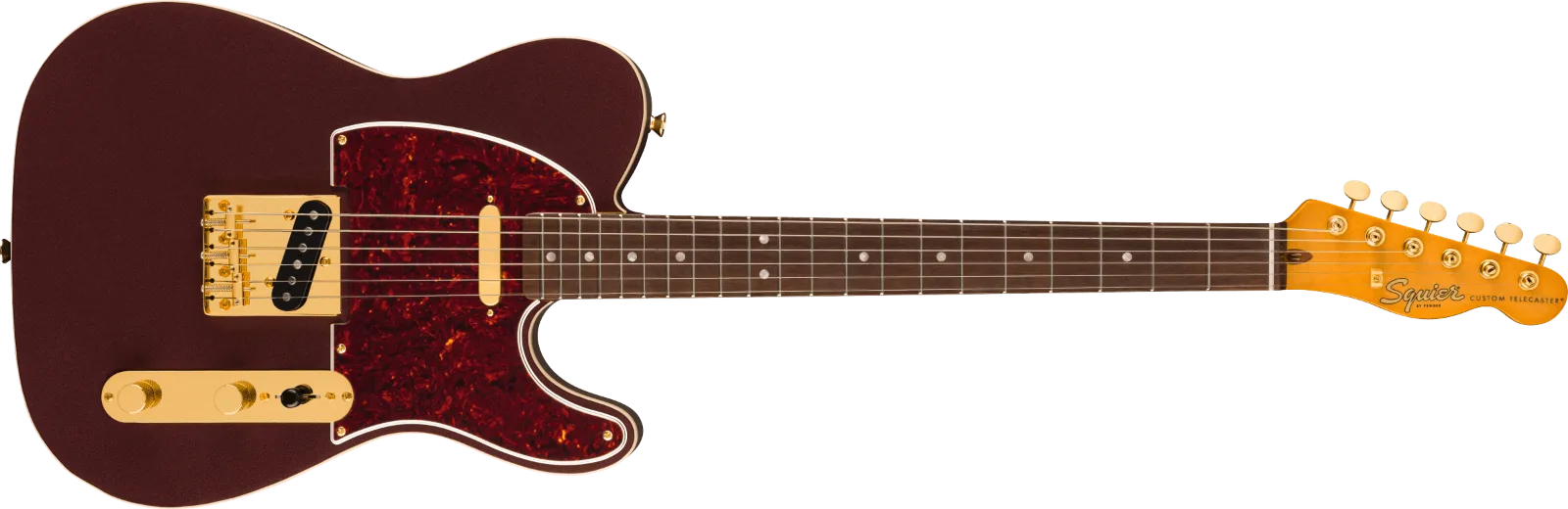 Squier Limited Edition Classic Vibe '60s Custom Telecaster — FSR Classic Vibe '60s Custom Telecaster, Laurel Fingerboard, Tortoiseshell Pickguard, Gold Hardware, Oxblood · Chitarre elettriche · R&D Sound Lugano