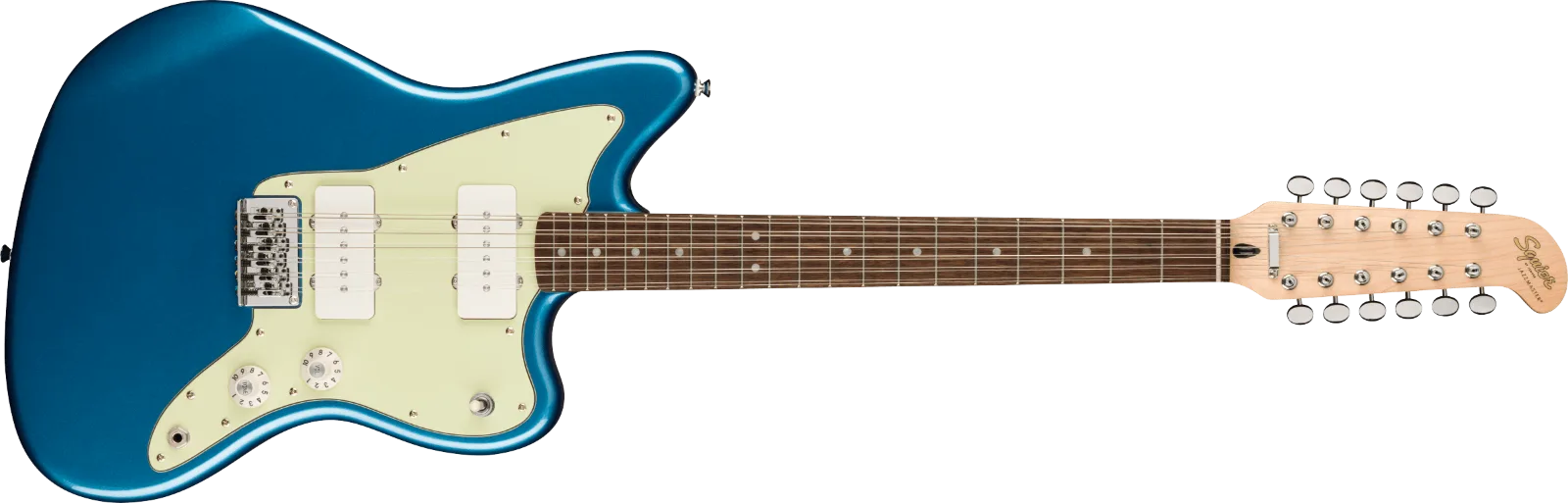 Squier Paranormal Jazzmaster XII — Laurel Fingerboard, Mint Pickguard, Lake Placid Blue · Chitarre elettriche · R&D Sound Lugano