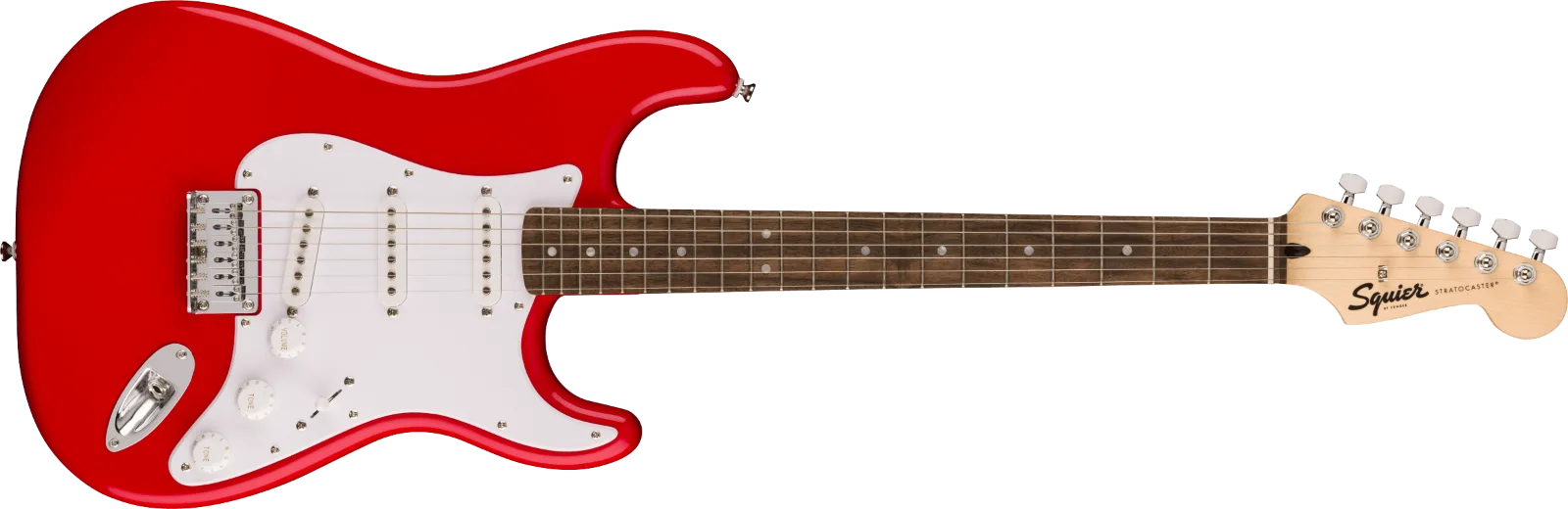 Squier Sonic Stratocaster HT — Laurel Fingerboard, White Pickguard, Torino Red · Chitarre elettriche · R&D Sound Lugano