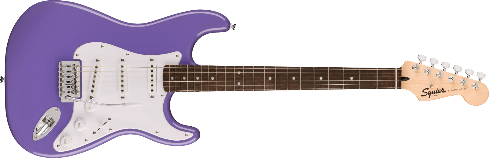 Squier Sonic Stratocaster — Laurel Fingerboard, White Pickguard, Ultraviolet · Chitarre elettriche · R&D Sound Lugano